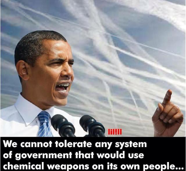 Monsterhykleren Obama om syringasshendelsen i Syria i 2014