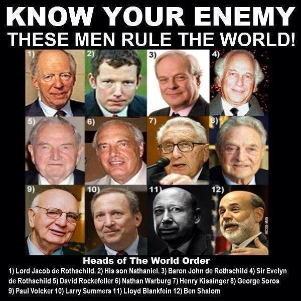 Fem av de rikeste og mest maktfulle parasitter i verden tilhører familiedynastiene Rothschild og Rockefeller. Hvor mye samfunnsmakt har de, og hvorfor hører vi nesten aldri om dem?