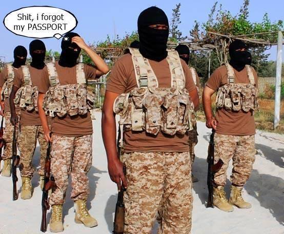 Hvor sannsynlig er det at terrorister tar med seg passet når de skal ut på tokt?