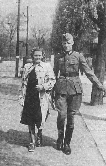 Author and wife on leave in the East. 1944.